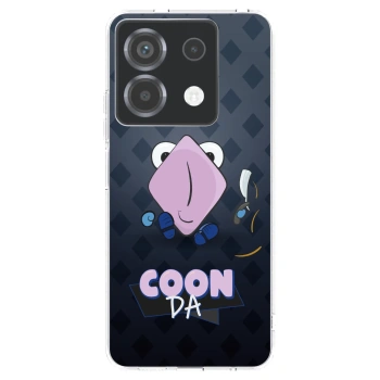 Picasee silikónový prehľadný obal pre Xiaomi Poco X6 - COONDA holátko - tmavá