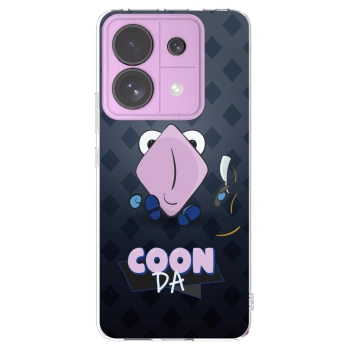Picasee silikónový prehľadný obal pre Xiaomi Redmi Note 13 Pro 5G - COONDA holátko - tmavá