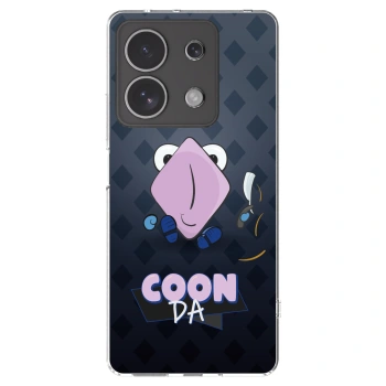 Picasee silikónový prehľadný obal pre Xiaomi Redmi Note 13 4G - COONDA holátko - tmavá
