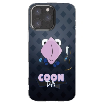 Picasee silikónový prehľadný obal pre Apple iPhone 16 Pro Max - COONDA holátko - tmavá