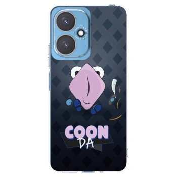 Picasee silikónový prehľadný obal pre Xiaomi Redmi 13C 5G - COONDA holátko - tmavá