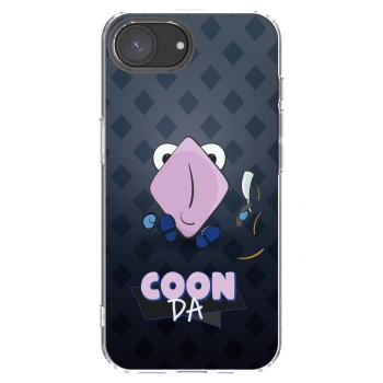 Picasee silikónový prehľadný obal pre Apple iPhone 16e - COONDA holátko - tmavá