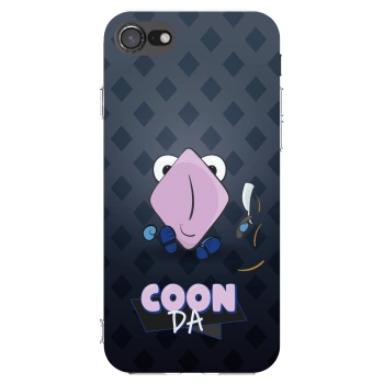 Picasee silikónový prehľadný obal pre Apple iPhone 7 - COONDA holátko - tmavá