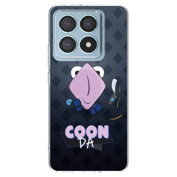 Picasee silikónový prehľadný obal pre Xiaomi 14T Pro - COONDA holátko - tmavá