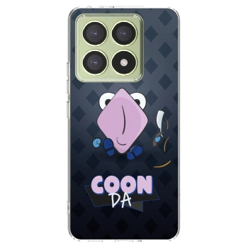 Picasee silikónový prehľadný obal pre Xiaomi 14T - COONDA holátko - tmavá