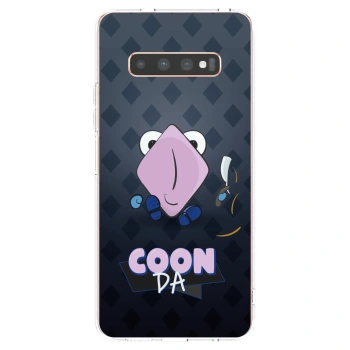 Picasee silikónový prehľadný obal pre Samsung Galaxy S10 Plus G975 - COONDA holátko - tmavá