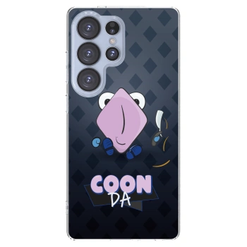 Picasee silikónový prehľadný obal pre Samsung Galaxy S25 Ultra 5G - COONDA holátko - tmavá