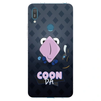 Picasee silikónový prehľadný obal pre Huawei Y7 2019 - COONDA holátko - tmavá