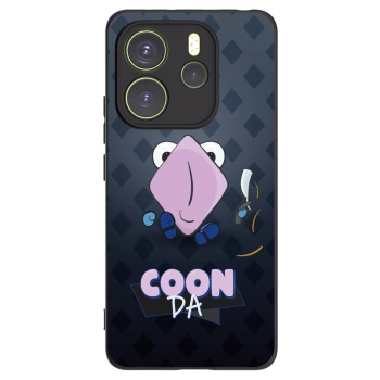 Picasee silikónový čierny obal pre Xiaomi Redmi Note 14 4G - COONDA holátko - tmavá