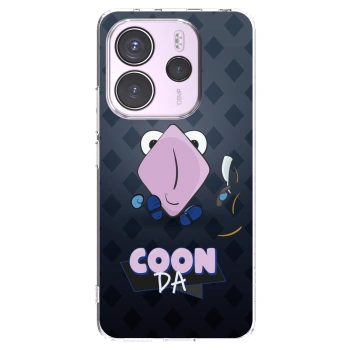 Picasee silikónový prehľadný obal pre Xiaomi Redmi Note 14 4G - COONDA holátko - tmavá