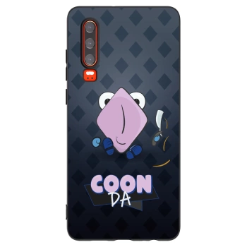 Picasee silikónový čierny obal pre Huawei P30 - COONDA holátko - tmavá