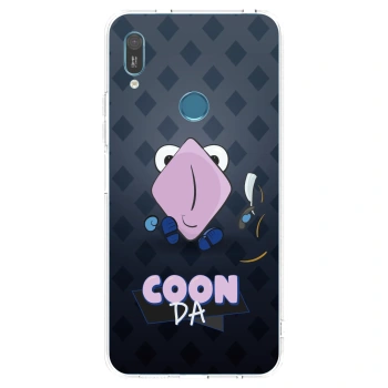 Picasee silikónový prehľadný obal pre Huawei Y6 2019 - COONDA holátko - tmavá