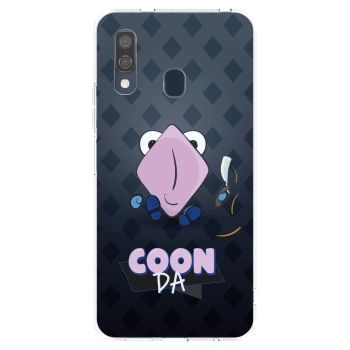Picasee silikónový prehľadný obal pre Samsung Galaxy A40 A405F - COONDA holátko - tmavá