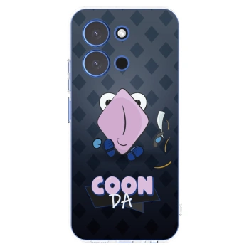 Picasee silikónový prehľadný obal pre Xiaomi Redmi 15C 4G - COONDA holátko - tmavá