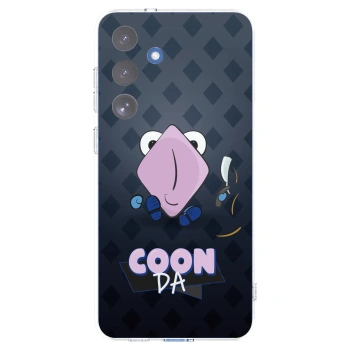 Picasee silikónový prehľadný obal pre Samsung Galaxy S25 FE 5G - COONDA holátko - tmavá