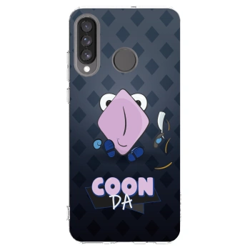 Picasee silikónový prehľadný obal pre Huawei P30 Lite - COONDA holátko - tmavá