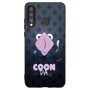Picasee silikónový čierny obal pre Huawei P30 Lite - COONDA holátko - tmavá