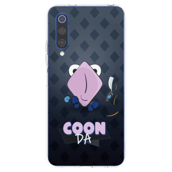 Picasee silikónový prehľadný obal pre Xiaomi Mi 9 SE - COONDA holátko - tmavá