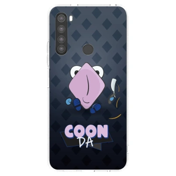 Picasee silikónový prehľadný obal pre Xiaomi Redmi Note 8 - COONDA holátko - tmavá