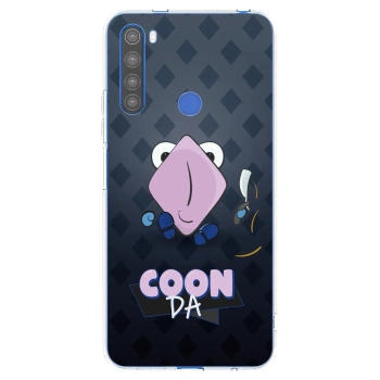 Picasee silikónový prehľadný obal pre Xiaomi Redmi Note 8T - COONDA holátko - tmavá