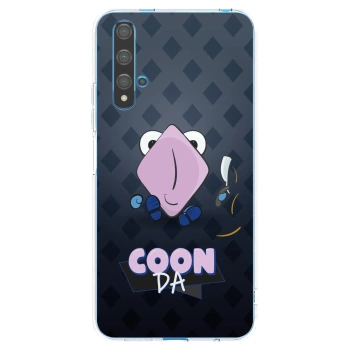 Picasee silikónový prehľadný obal pre Huawei Nova 5T - COONDA holátko - tmavá