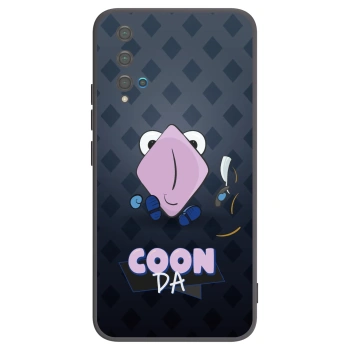 Picasee silikónový čierny obal pre Huawei Nova 5T - COONDA holátko - tmavá