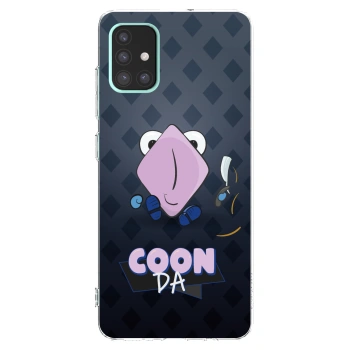 Picasee silikónový prehľadný obal pre Samsung Galaxy A51 A515F - COONDA holátko - tmavá