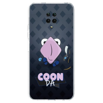 Picasee silikónový prehľadný obal pre Xiaomi Redmi Note 9S - COONDA holátko - tmavá