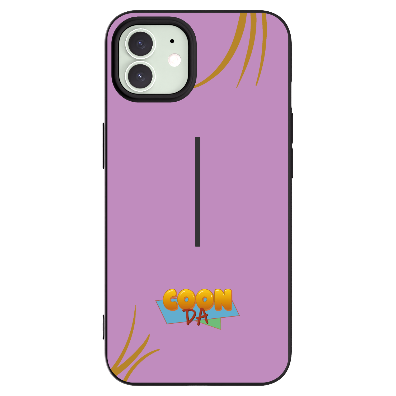 Picasee silikónový čierny obal pre Apple iPhone 12 - COONDA růžovka
