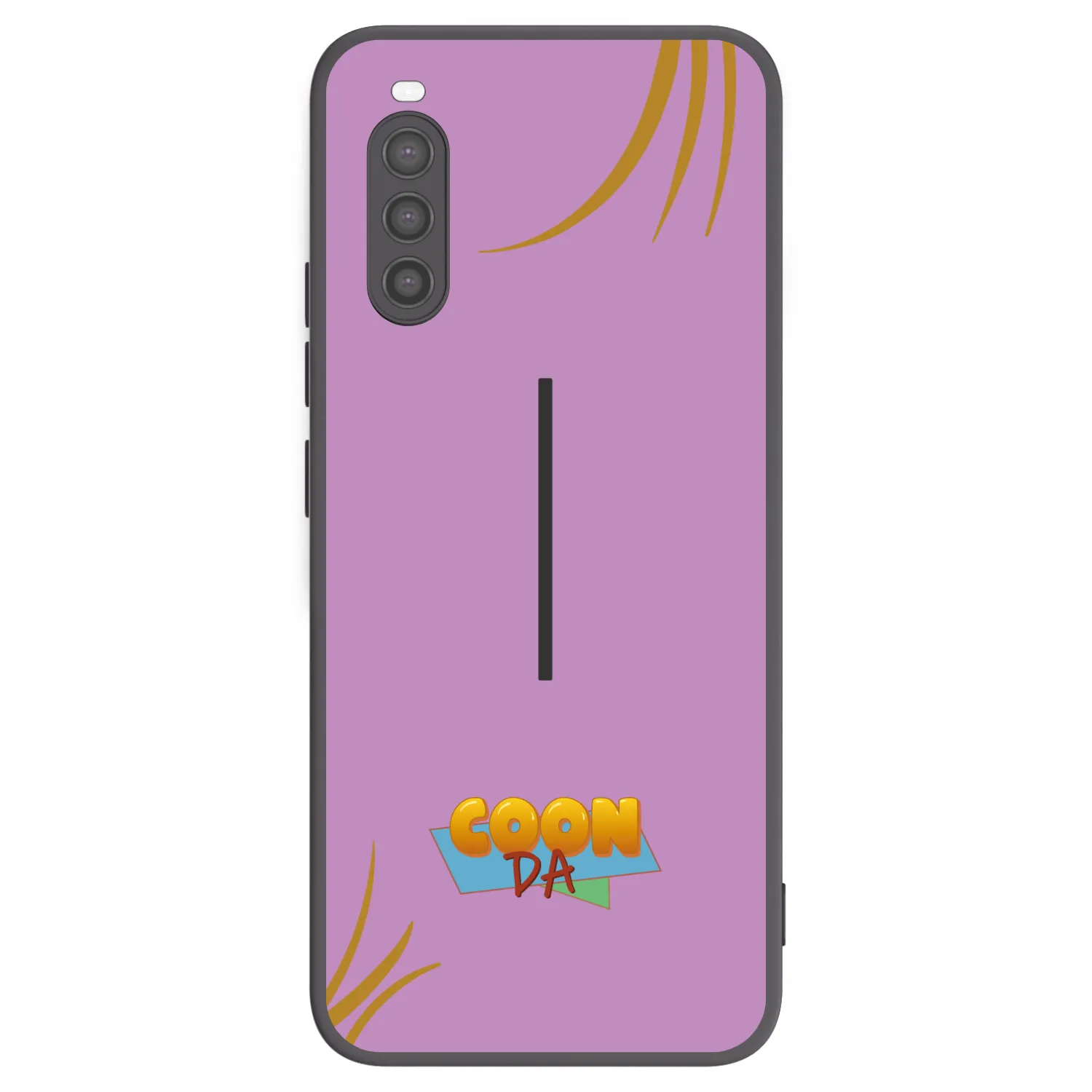 Picasee silikónový čierny obal pre Sony Xperia 10 II - COONDA růžovka
