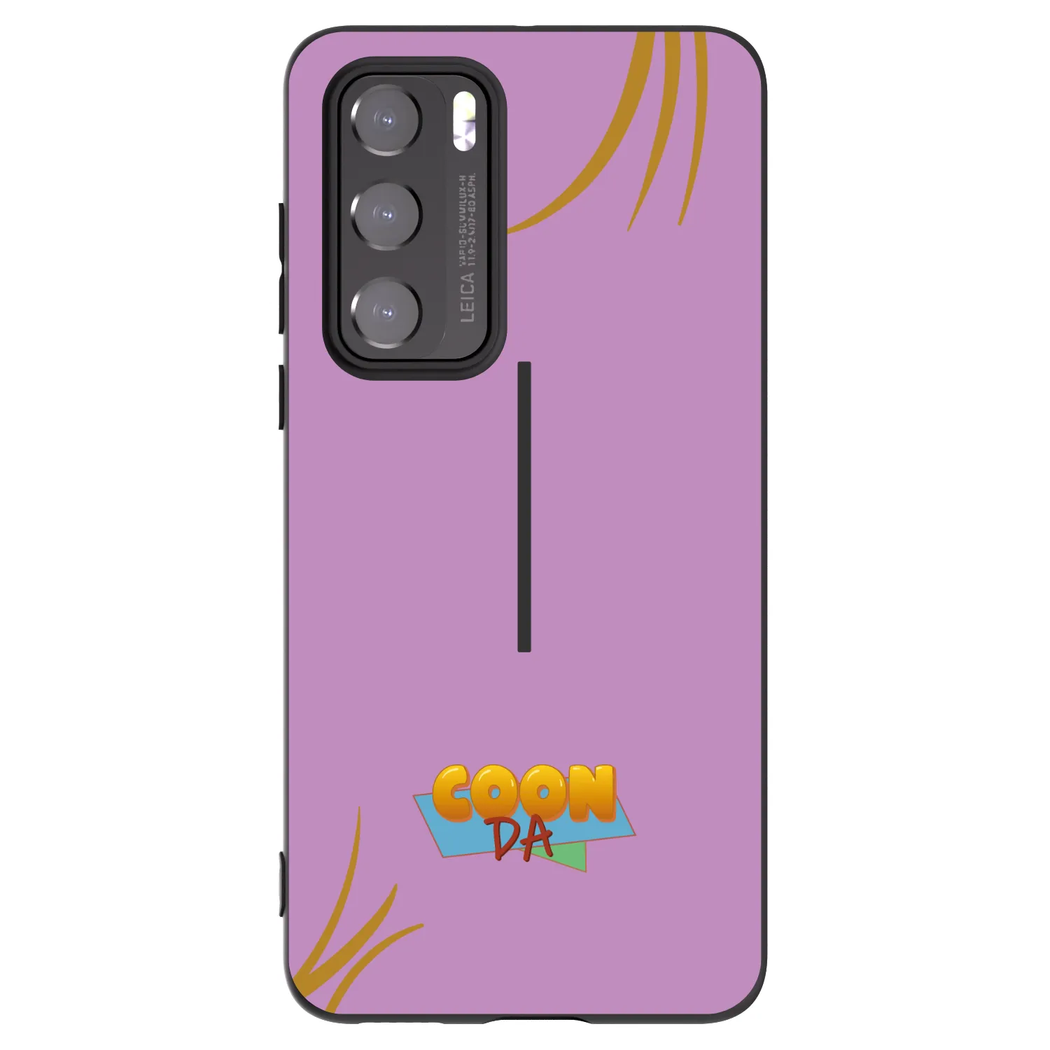 Picasee silikónový čierny obal pre Huawei P40 - COONDA růžovka