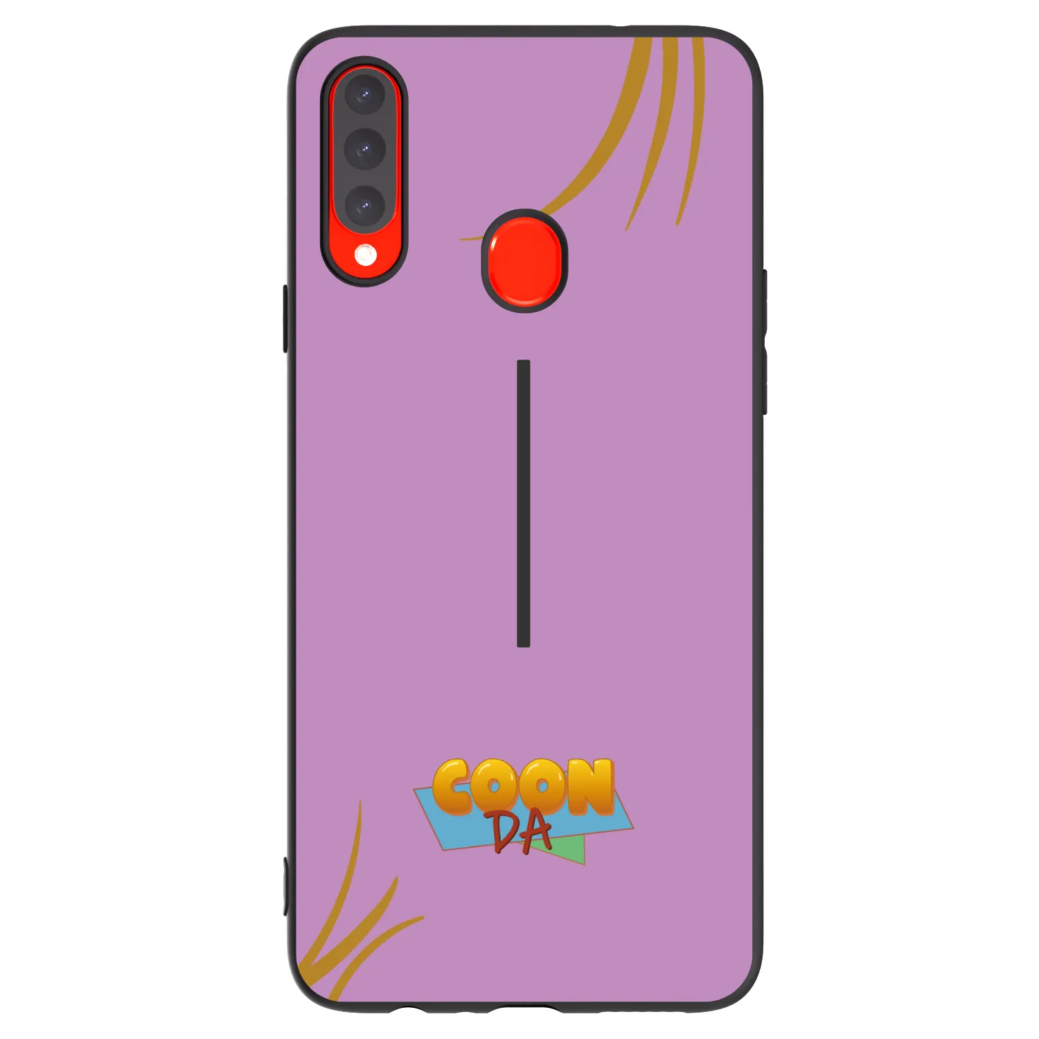 Picasee silikónový čierny obal pre Samsung Galaxy A20s - COONDA růžovka