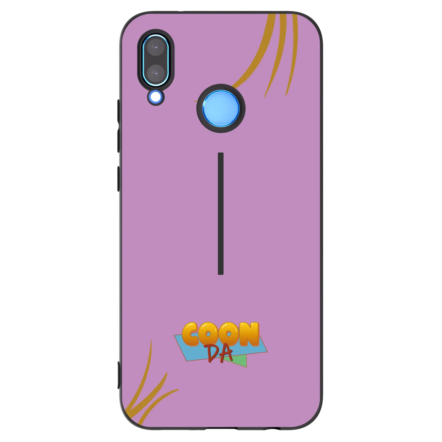Picasee silikónový čierny obal pre Huawei P20 Lite - COONDA růžovka