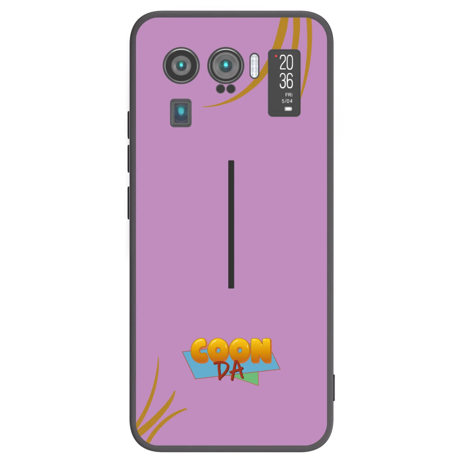Picasee silikónový čierny obal pre Xiaomi Mi 11 Ultra - COONDA růžovka