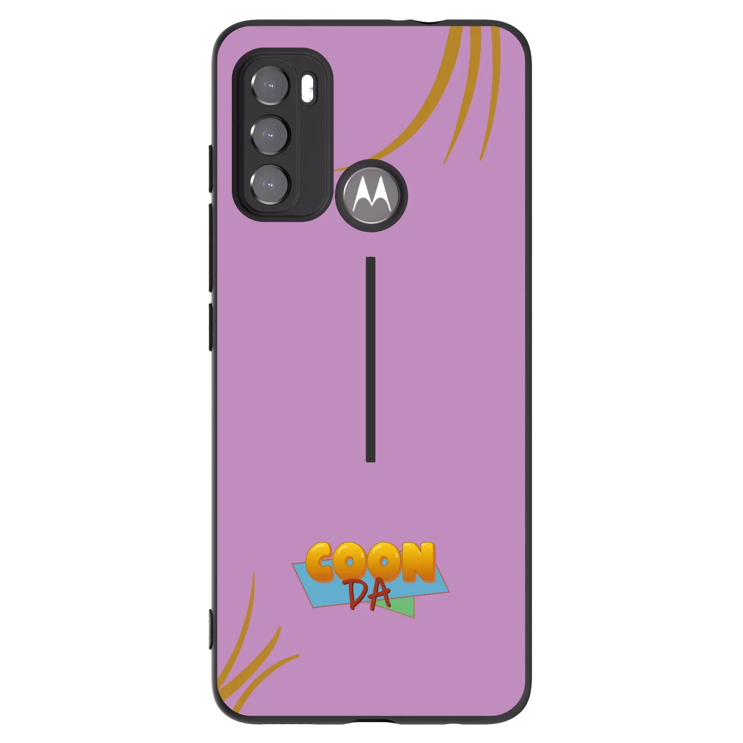 Picasee silikónový čierny obal pre Motorola Moto G60 - COONDA růžovka