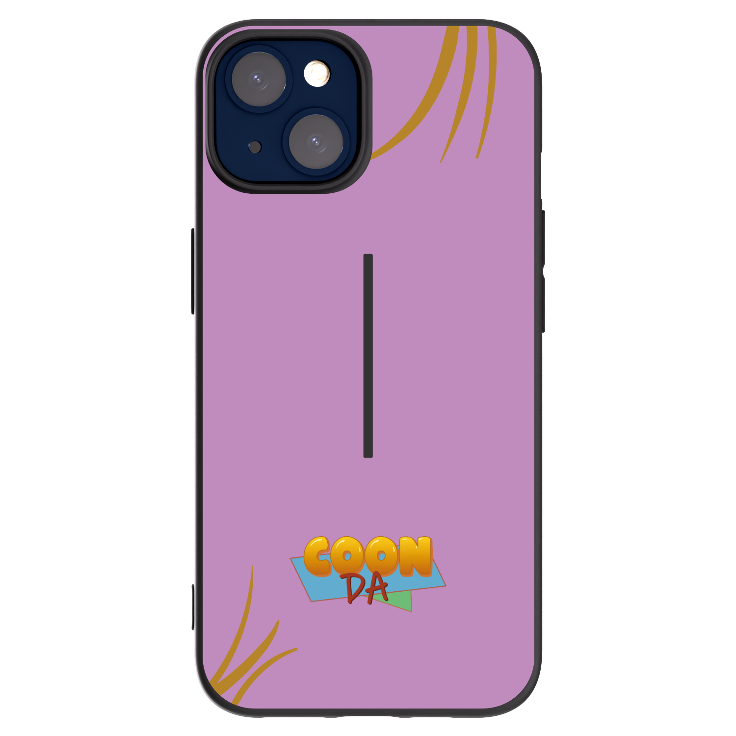 Picasee silikónový čierny obal pre Apple iPhone 14 - COONDA růžovka