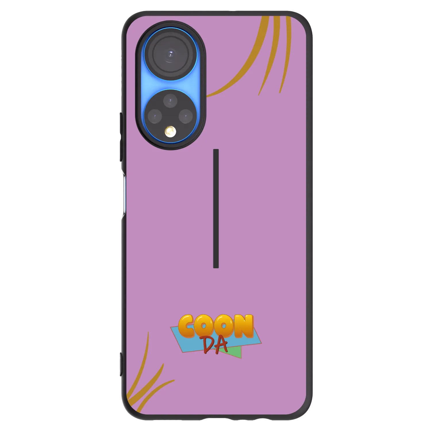 Picasee silikónový čierny obal pre Honor X7 - COONDA růžovka