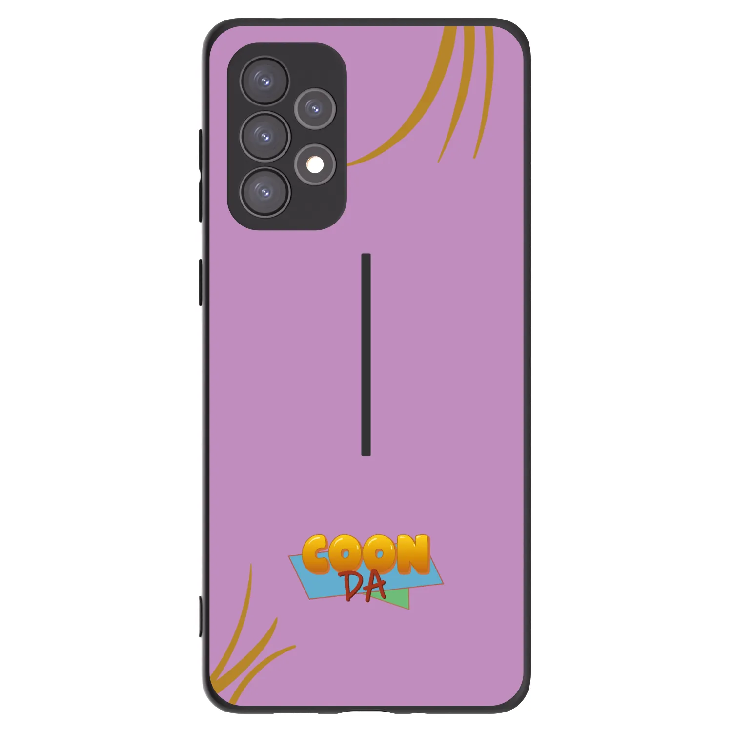 Picasee silikónový čierny obal pre Samsung Galaxy A73 5G - COONDA růžovka