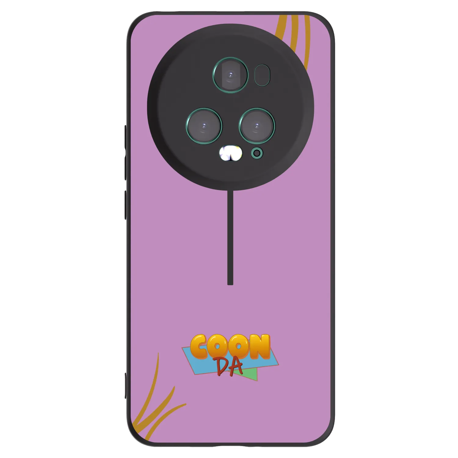 Picasee silikónový čierny obal pre Honor Magic5 Pro - COONDA růžovka