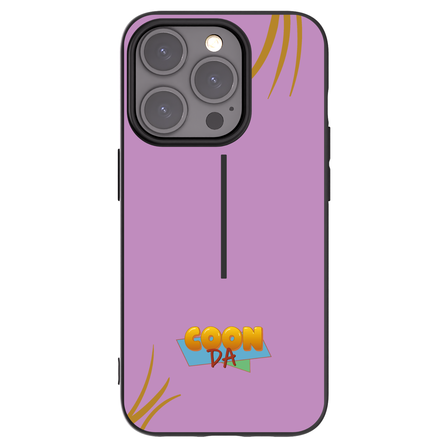 Silikónový čierny obal pre Apple iPhone 15 Pro - COONDA růžovka