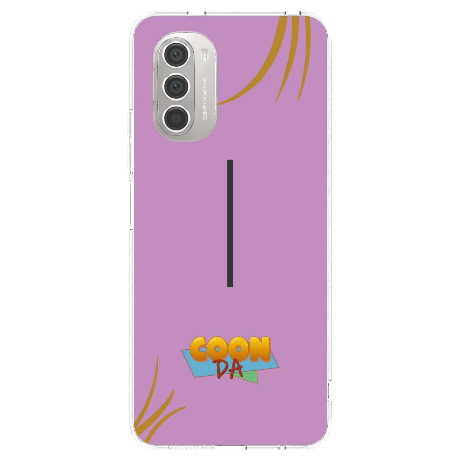 Picasee silikónový prehľadný obal pre Motorola Moto G51 - COONDA růžovka