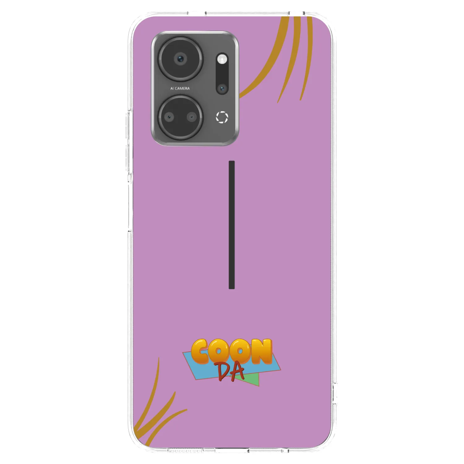 Picasee silikónový prehľadný obal pre Honor X7a - COONDA růžovka