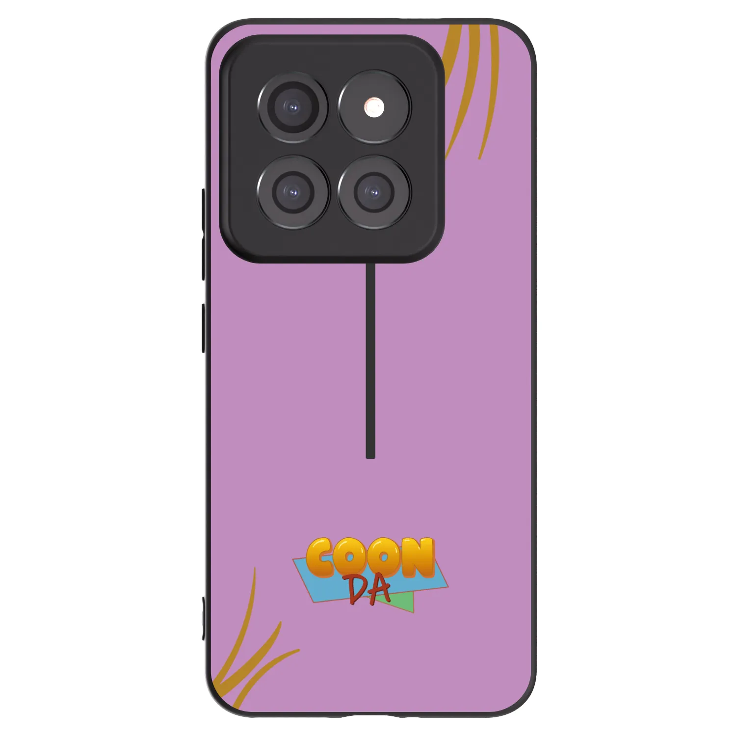 Picasee silikónový čierny obal pre Xiaomi 14 Pro - COONDA růžovka