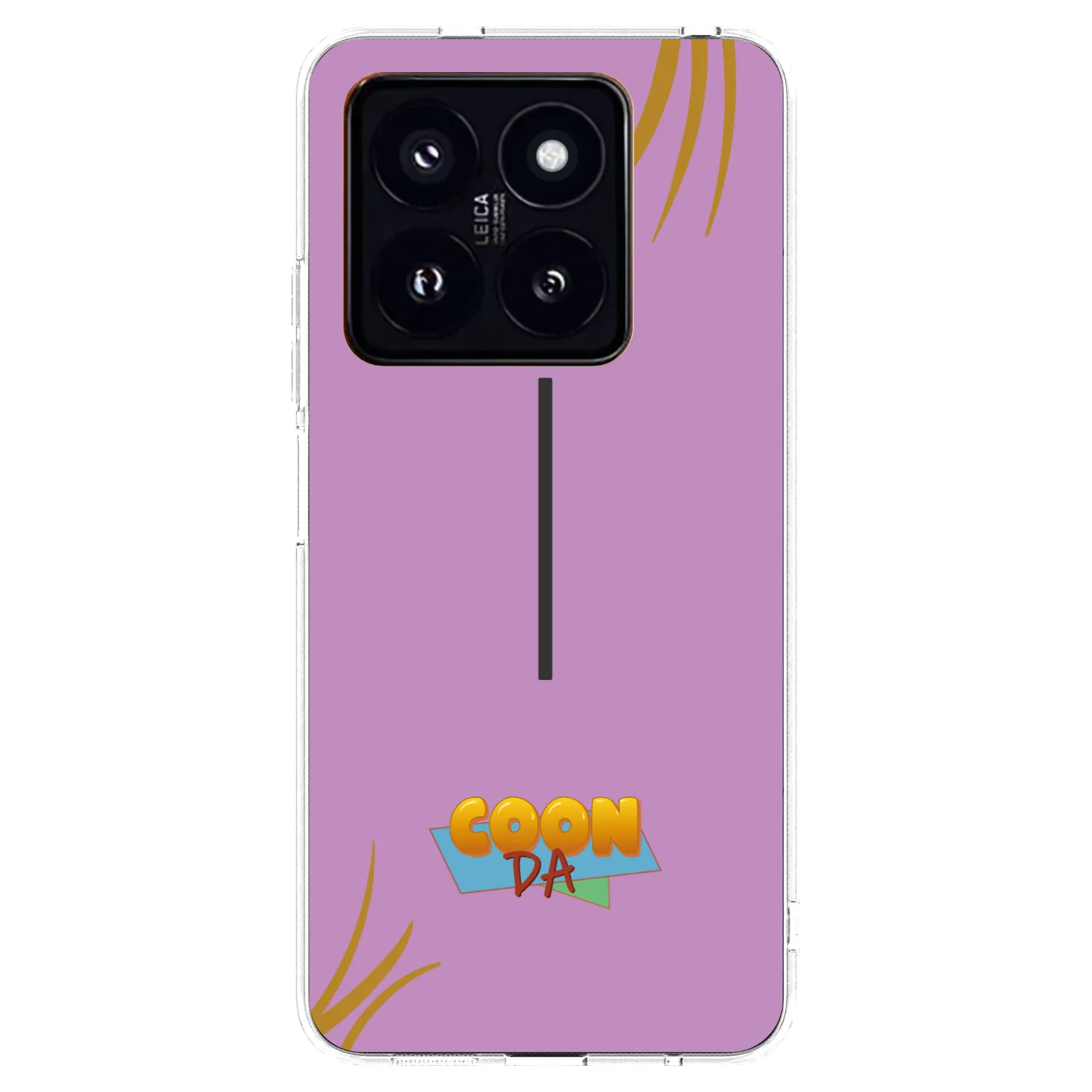 Silikónový prehľadný obal pre Xiaomi 14 Pro - COONDA růžovka
