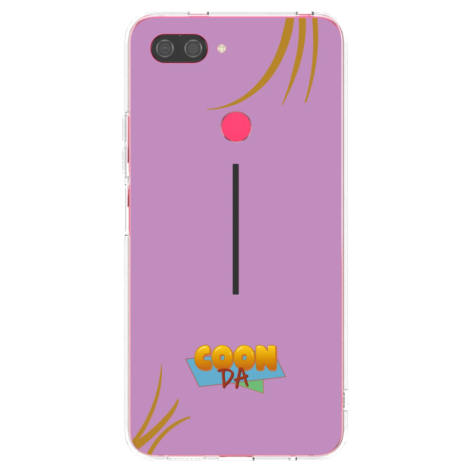 Picasee silikónový prehľadný obal pre Xiaomi Mi 8 Lite - COONDA růžovka
