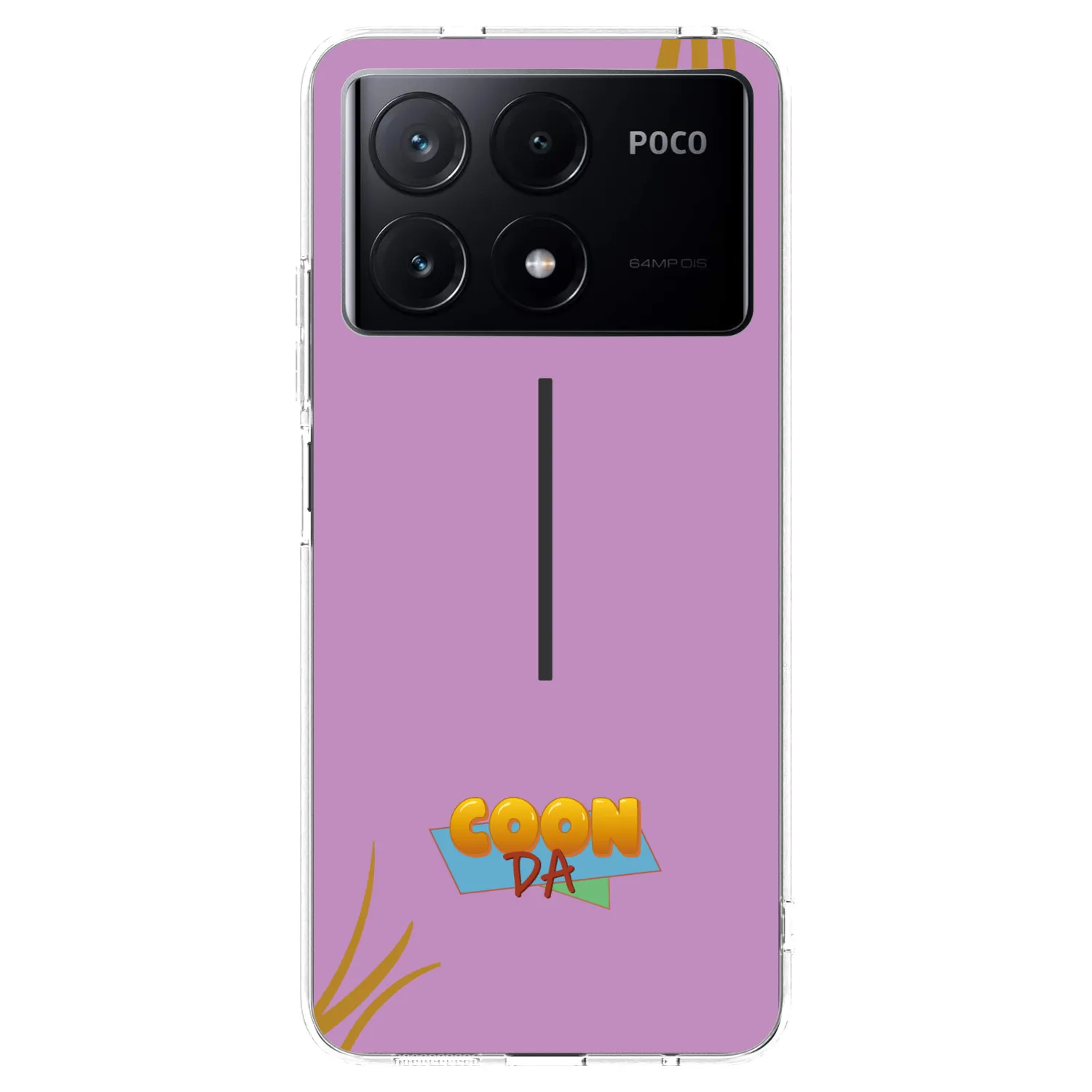 Picasee silikónový prehľadný obal pre Xiaomi Poco X6 Pro - COONDA růžovka