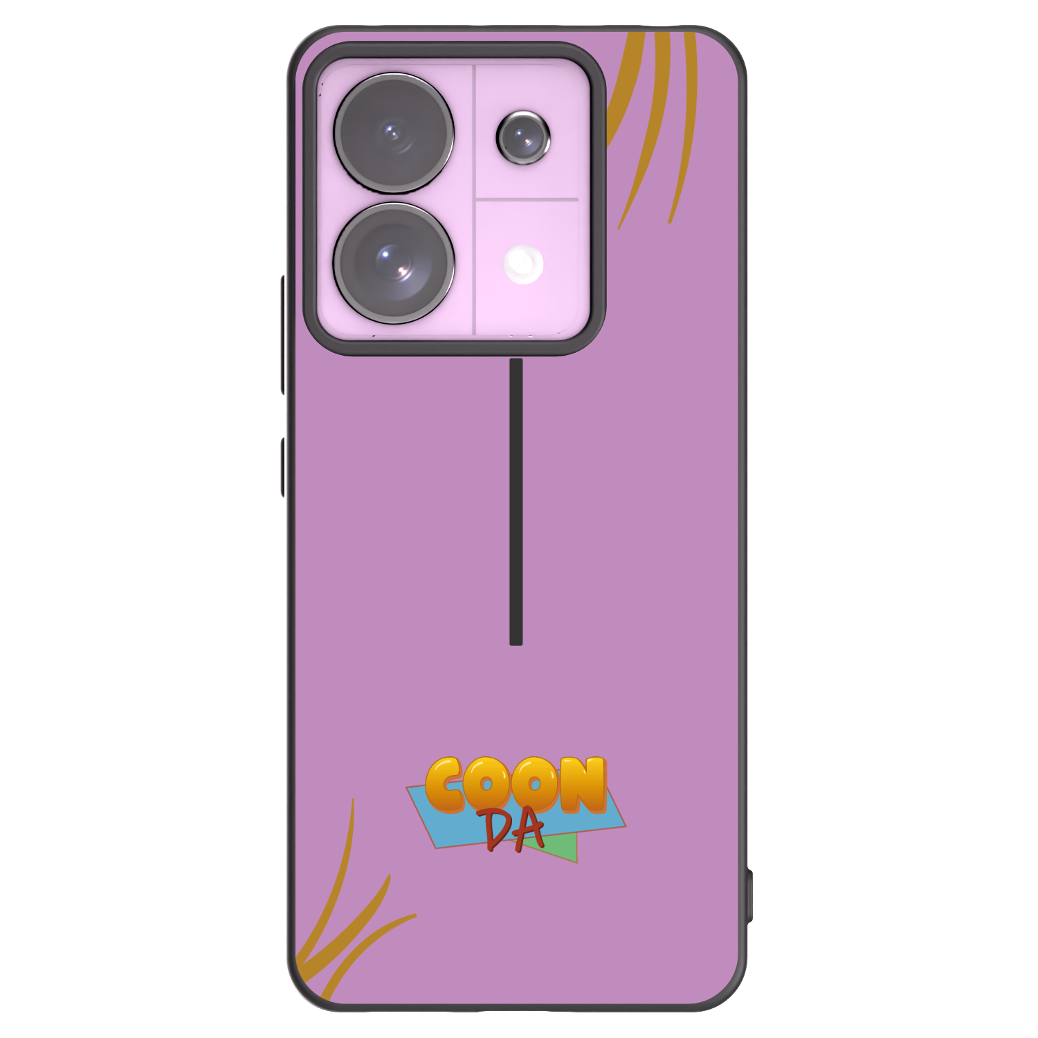 Picasee silikónový čierny obal pre Xiaomi Redmi Note 13 Pro 5G - COONDA růžovka