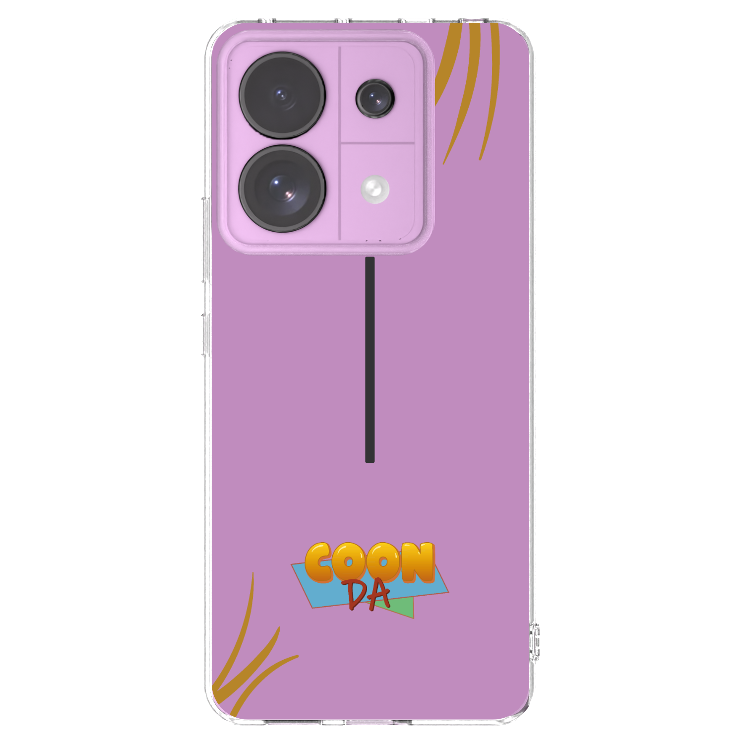 Picasee silikónový prehľadný obal pre Xiaomi Redmi Note 13 Pro 5G - COONDA růžovka