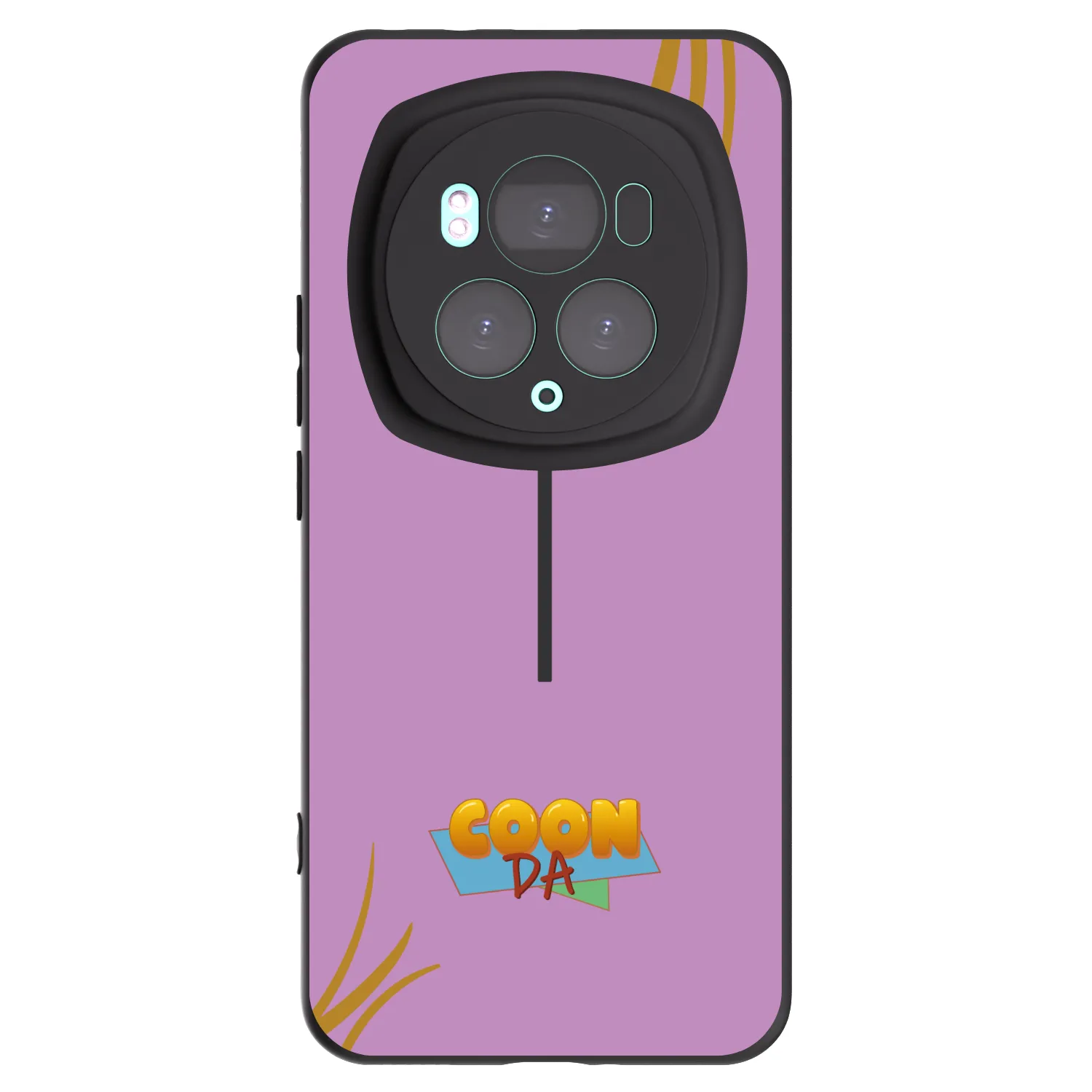 Picasee silikónový čierny obal pre Honor Magic6 Pro - COONDA růžovka