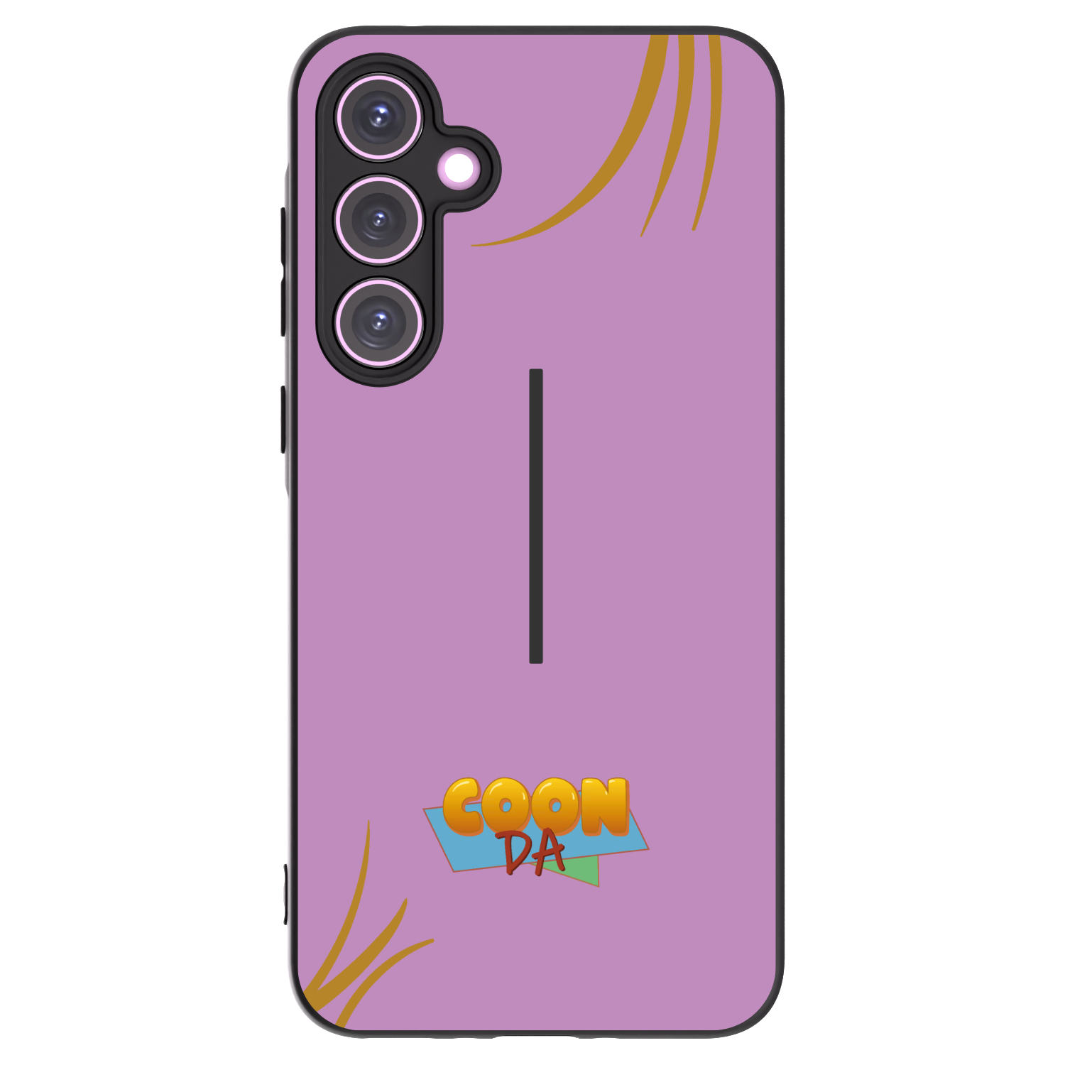 Picasee silikónový čierny obal pre Samsung Galaxy A35 5G A356B - COONDA růžovka